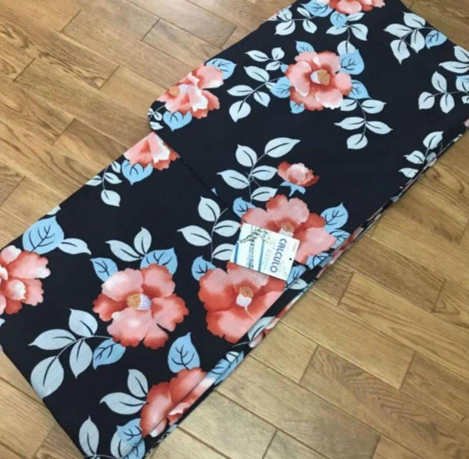 ◆ノー皺加工最高級カルキュロ◆紫陽花モダン浴衣◆しわにならない浴衣◆新品 ◇ノー皺加工最高級カルキュロ◇紫陽花モダン浴衣◇しわに