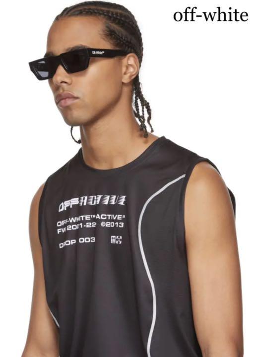 新品未使用　off-white オフホワイト　スクエア　サングラス Off-White Eyewear オフホワイト Virgil スクエアフレーム
