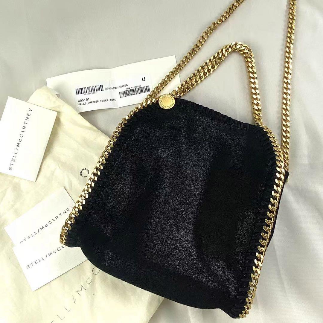 ステラマッカートニー ファラベラ タイニー ショルダーバッグ ブラック-4