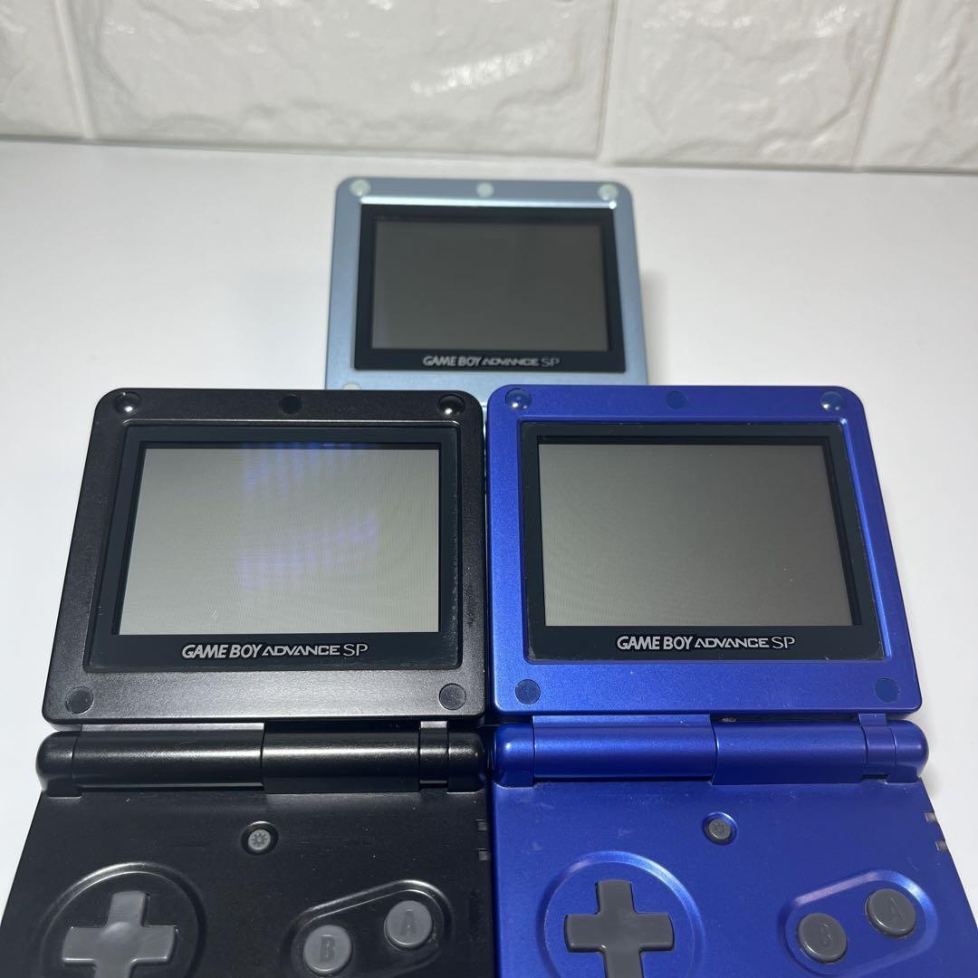 ゲームボーイアドバンスSP 本体＋ソフト3種セット ゲームボーイアドバンスSP 本体とゲーム3本セット - メルカリ