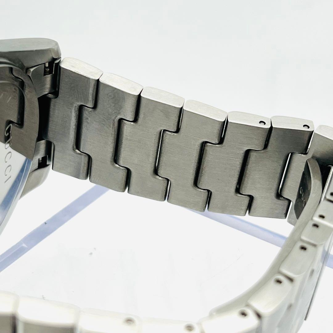 【極美品】GUCCI 126.2 Gタイムレス スポーツ シルバーベルト