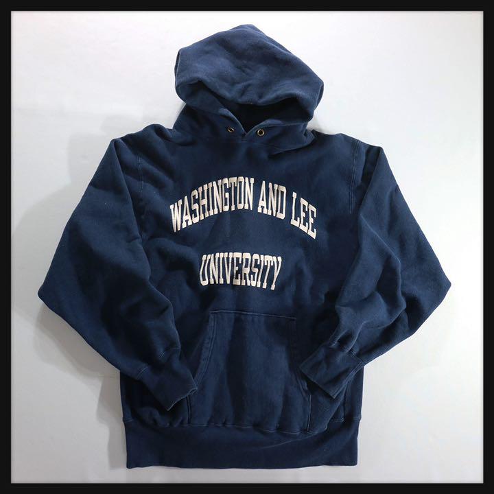Champion 80s リバースウィーブ パーカー カレッジ ネイビー 希少 売り値下 80s Champion 貴重な美品 NAVY 紺M パーカー リバースウィーブ パーカー