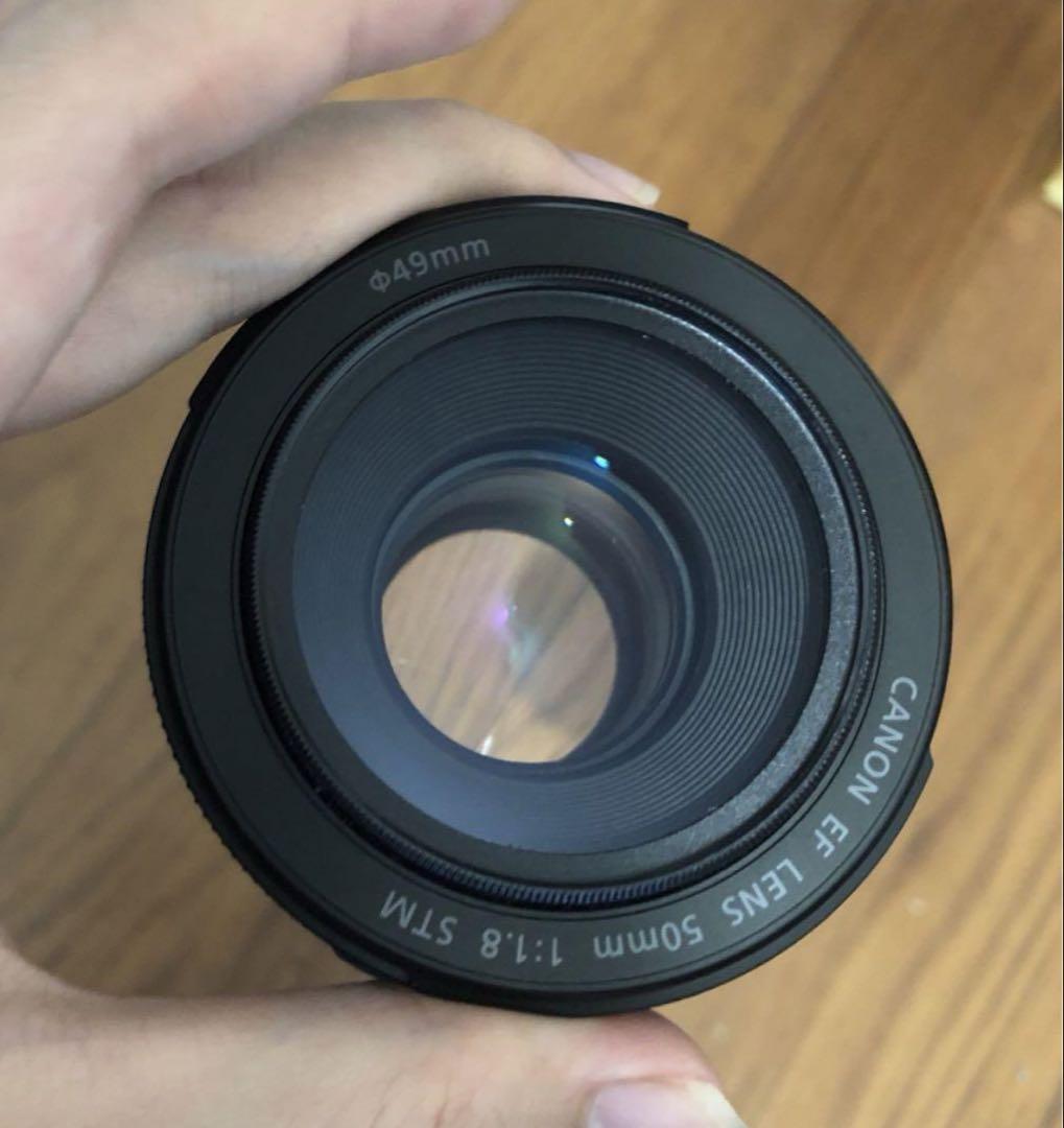 Canon EF50mm F1.8 STM レンズフード フィルター付き