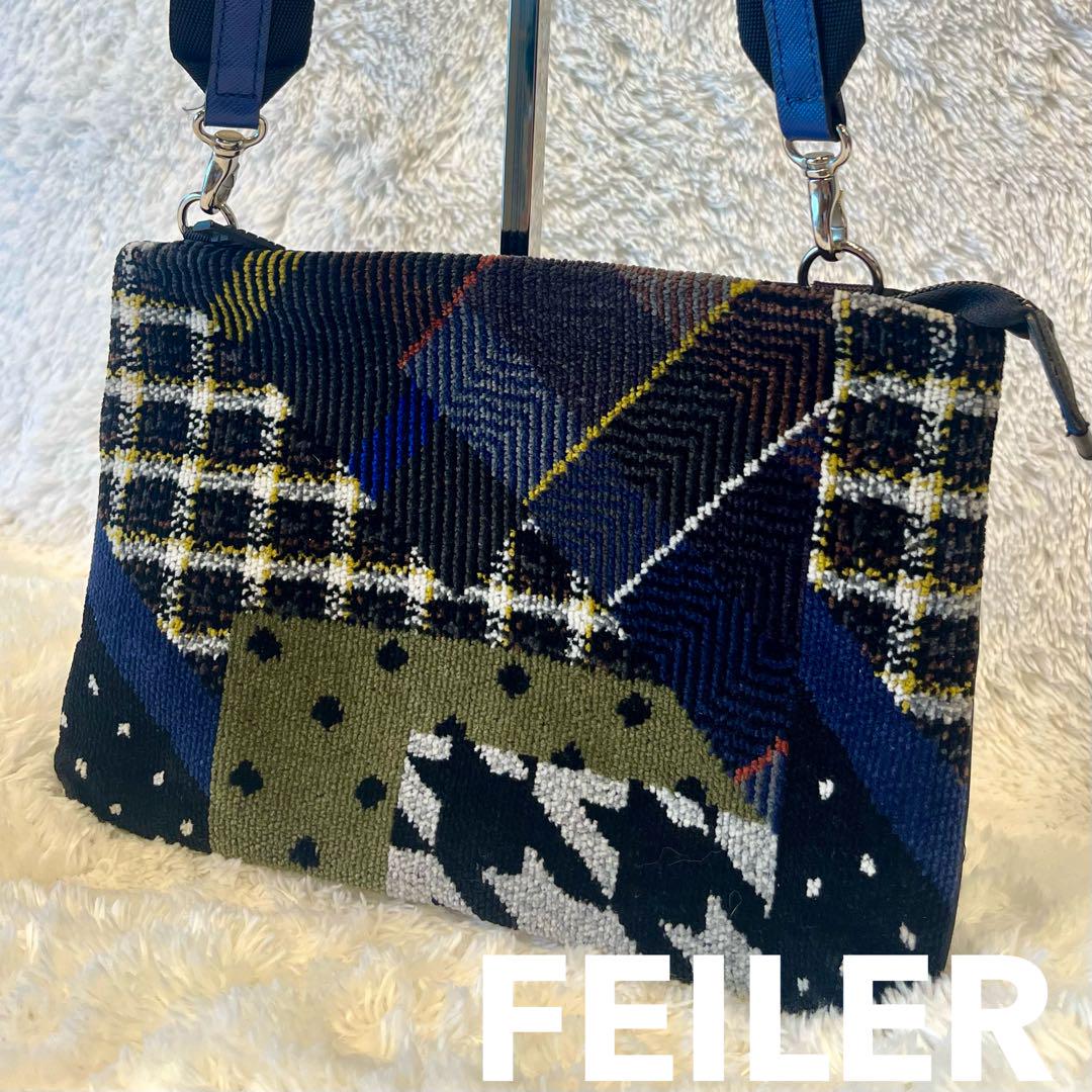 未使用級美品✨FEILER フェイラー　ビージェントルマン　ショルダーバッグ