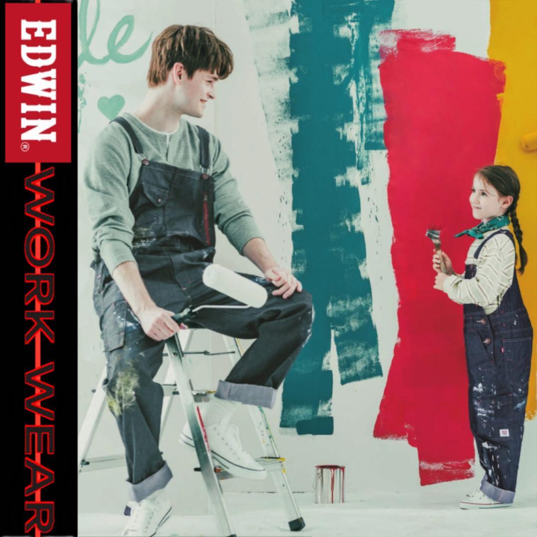 S～LL EDWIN エドウイン 通年作業服 作業着 サロペット 23026