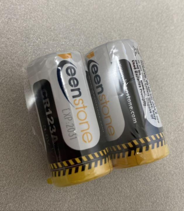 Cr123a 2個セット リチウム電池 メルカリ