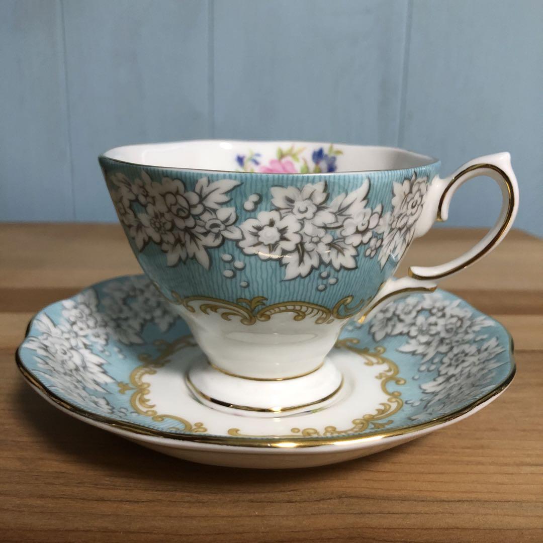 ロイヤルアルバート　トランキュリティ　カップ＆ソーサー ROYAL ALBERT - ロイヤルアルバート トランキュリティ