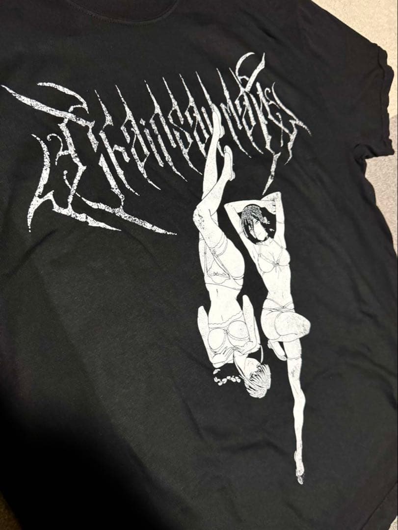 チェーンソーマン アニメTシャツ マキマ＆レゼ blackXL LL KANDAIZUMI_COM