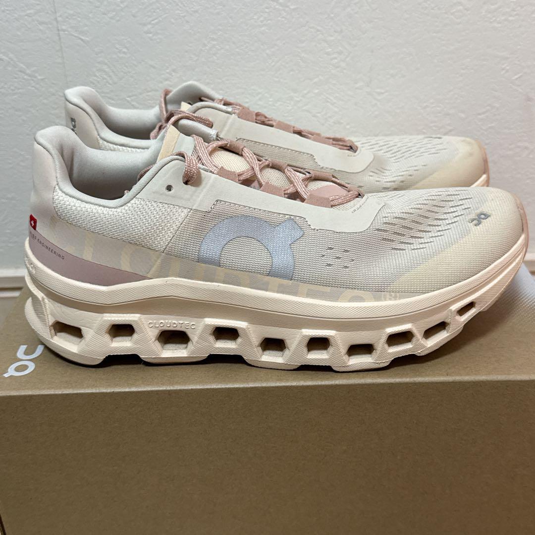 ウォーキング・ランニングウェア On Women's Cloudmonster \"Moon/Fawn\" 25cm