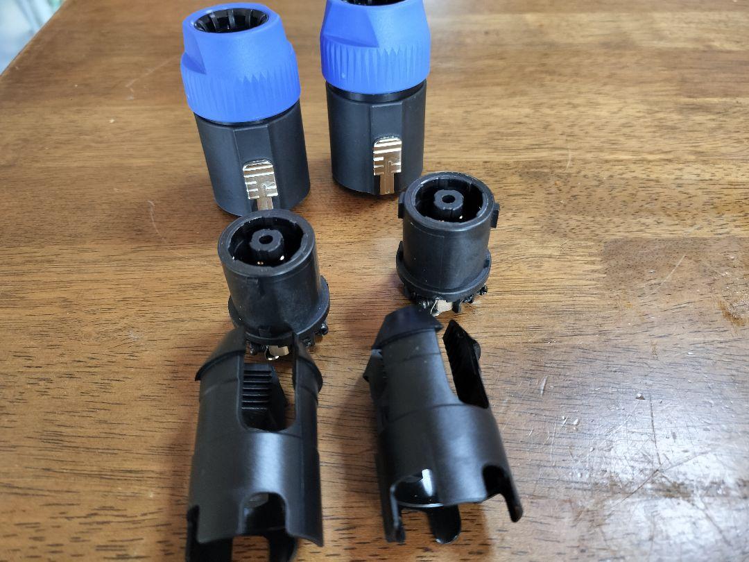 NEUTRIK NL8FC スピーカーコネクタ 2個セット - メルカリ