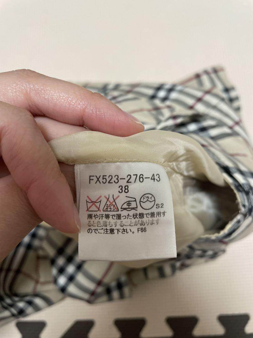 極美品✨バーバリー茶色チェックスカート