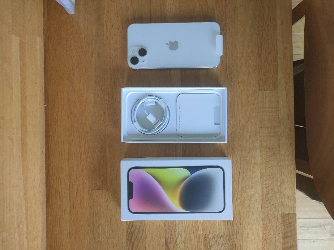 【未使用】Apple iPhone 14 ホワイト 本体のみ 未使用】Apple iPhone 14 ホワイト 本体のみ