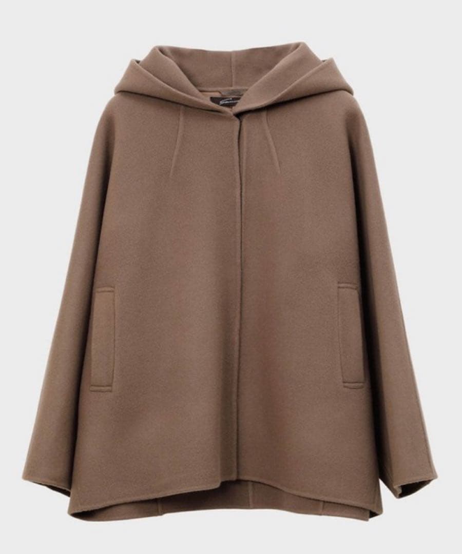 ショートフーディオーバーコート
