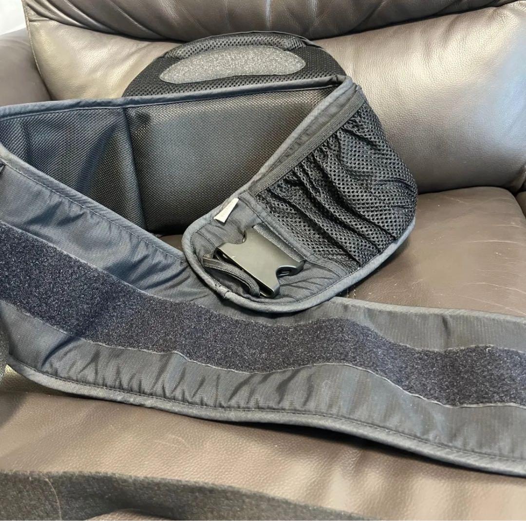 【美品】POLBAN ADVANCE ヒップシート リップストップブラック