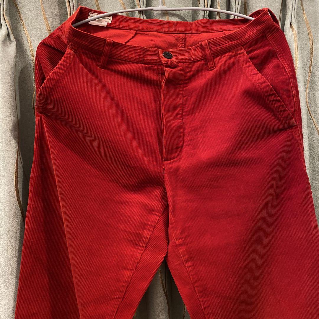 DRIES VAN NOTEN コーデュロイ ストレートレッグパンツ