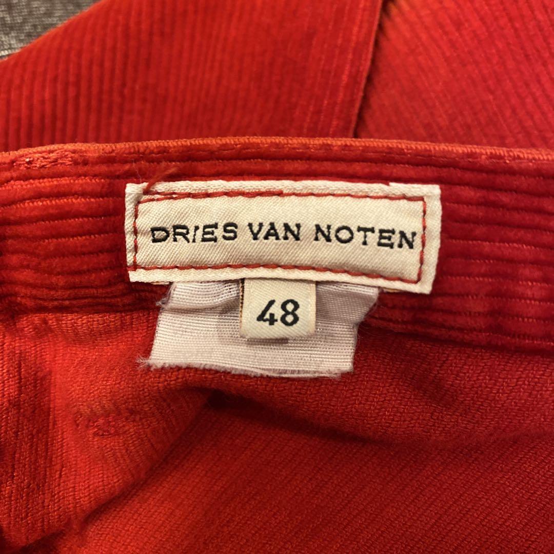 DRIES VAN NOTEN コーデュロイ ストレートレッグパンツ