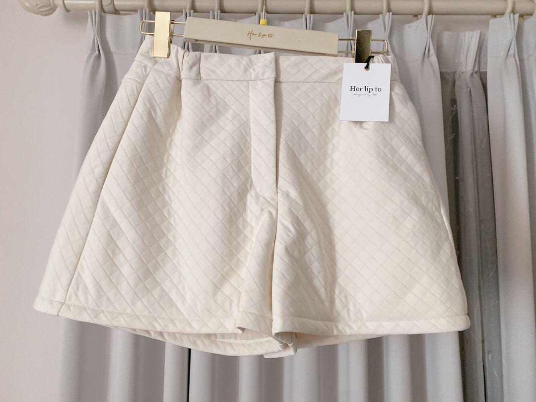 Quilted Flare Bell Shorts
