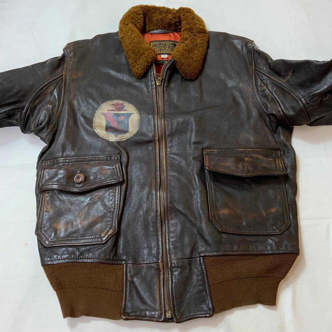 A W AVIREX G-1 ヴィンテージ フライトジャケット 42L AVIREX KANDAIZUMI_COM