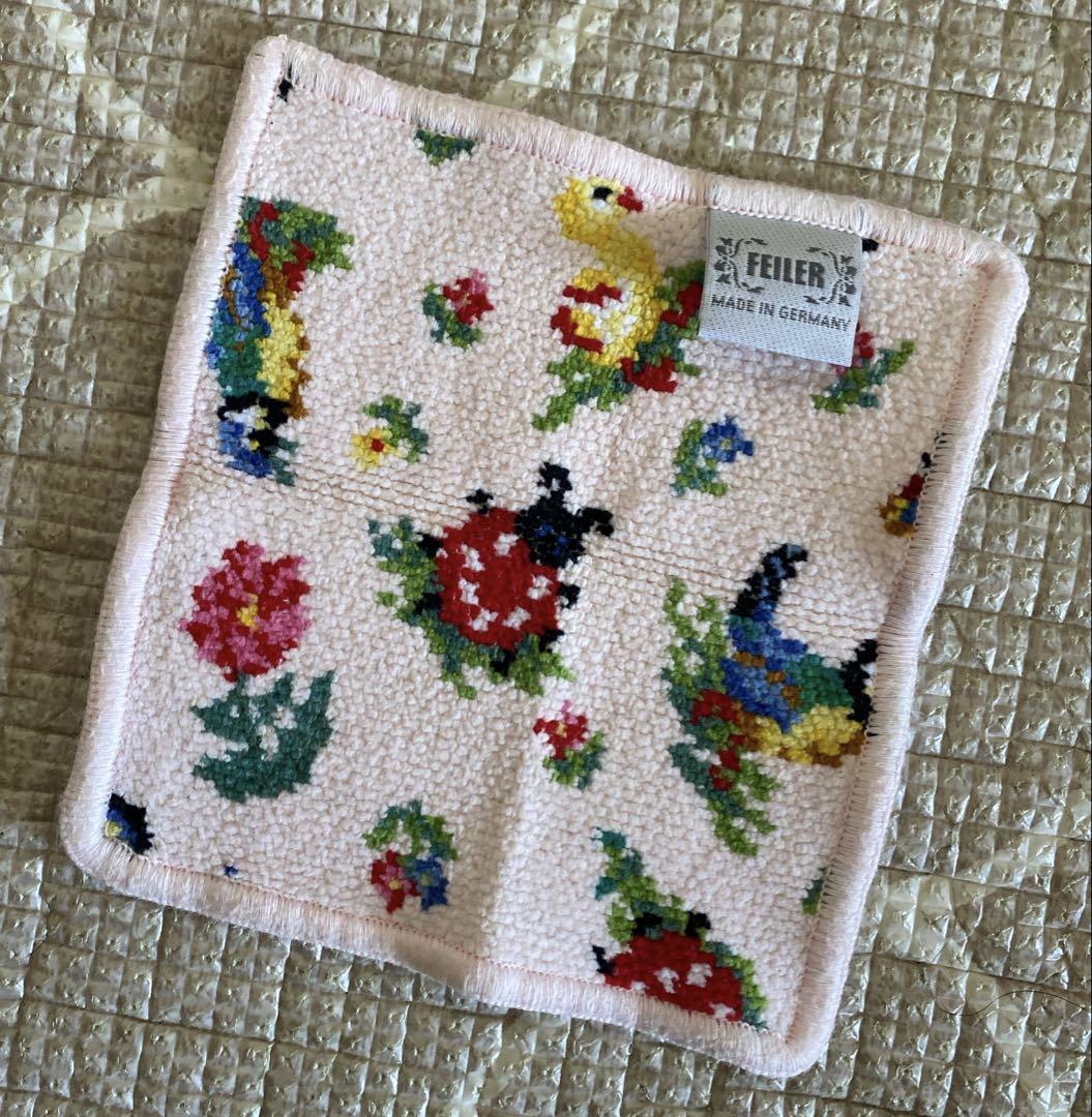 4枚セット　お値下げ価格　フェイラー　ハンカチ　ミニサイズ　プティ　ハイジ ハイジプティ ハンカチ(ペールピンク): FEILER｜フェイラー公式
