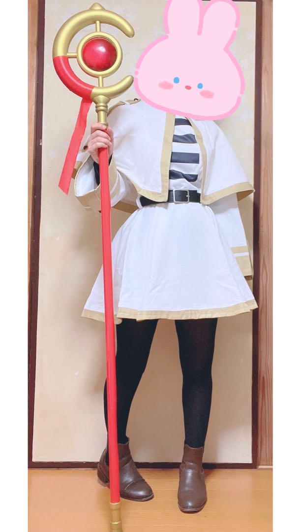 葬送のフリーレン コスプレ衣装 ウィッグ 杖 セット