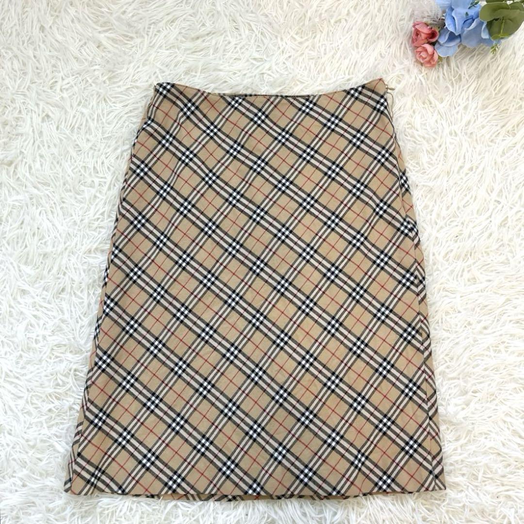 BURBERRY BLUE LABEL ノバチェックスカート サイズ36(S) BURBERRY バーバリーブルーレーベル スカート36 S ノバチェック