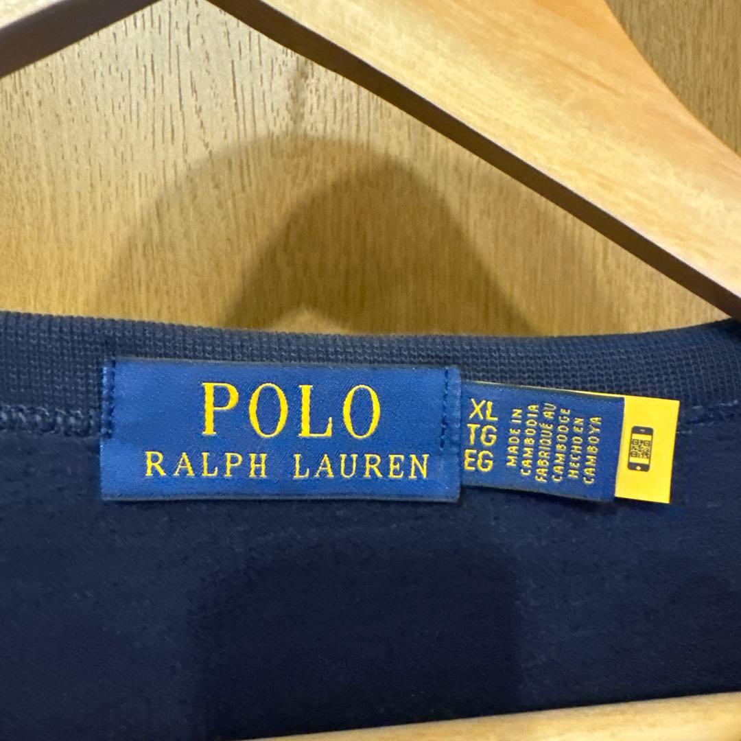[未使用品]Polo Ralph Lauren ネイビー トレーナー　XL