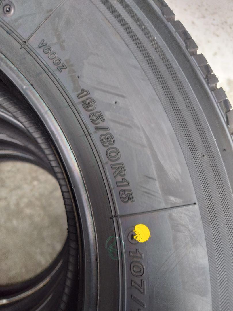 新品未使用　ブリヂストン195/80R15　2本セット②