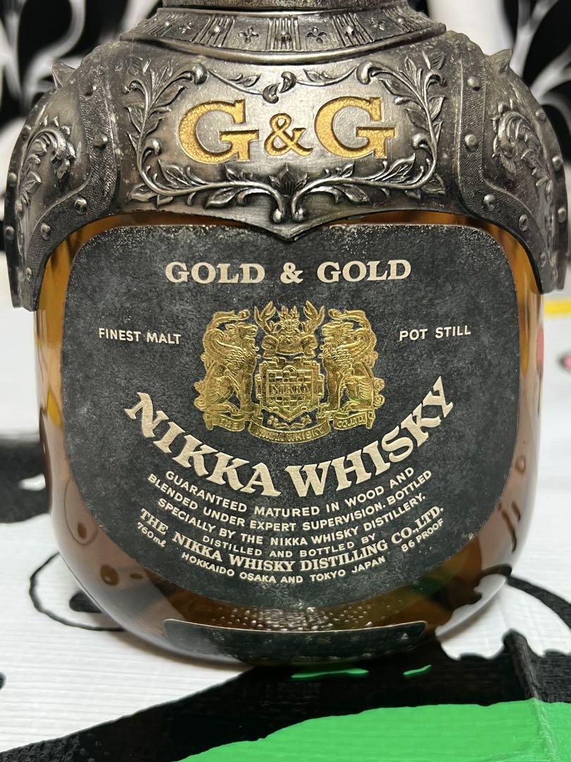 【特級】NIKKA WHISKY GOLD & GOLD 騎士ボトル 特級】NIKKA WHISKY GOLD & GOLD 騎士ボトルカバー - メルカリ