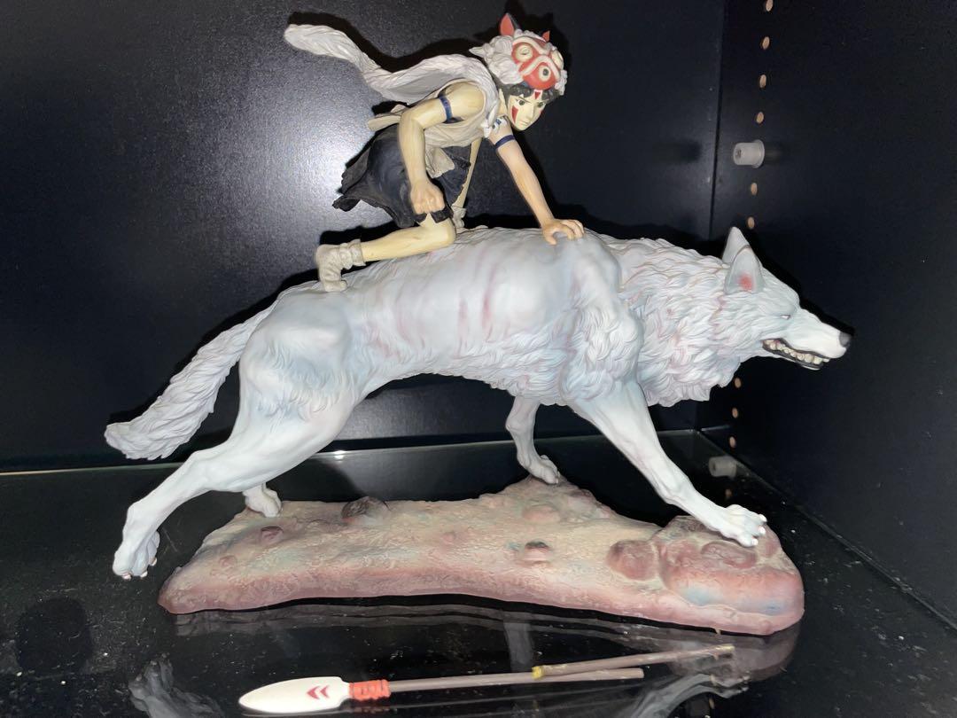 もののけ姫 サン＆犬神 フィギュア ジブリ アニメ レア　コミニカ もののけ姫 サン＆犬神 フィギュア ジブリ アニメ レア コミニカ
