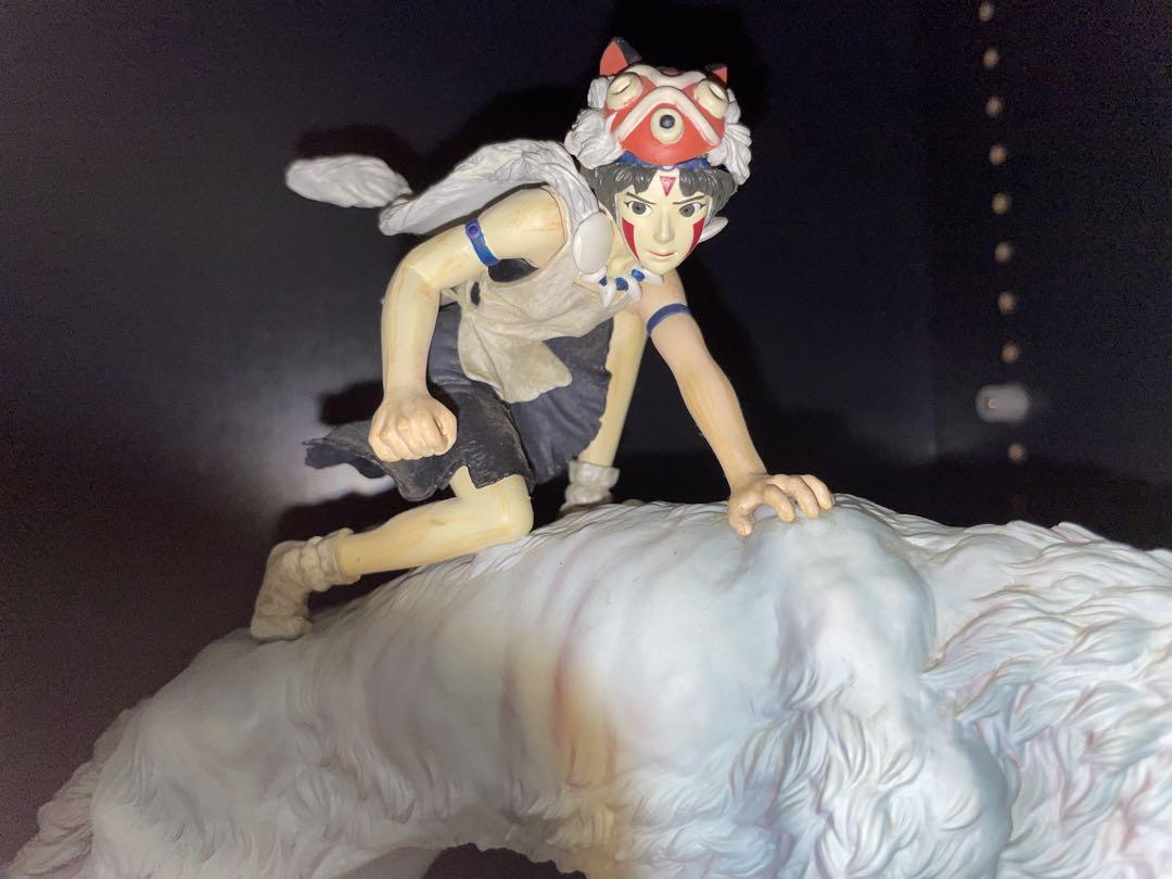もののけ姫 サン＆犬神 フィギュア ジブリ アニメ レア　コミニカ もののけ姫 サン＆犬神 フィギュア ジブリ アニメ レア コミニカ