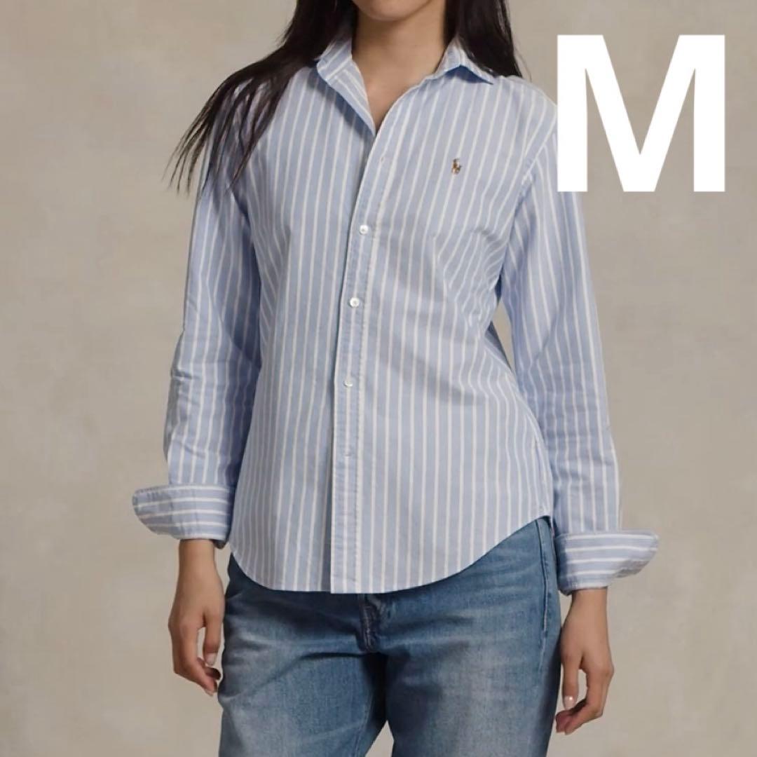 ポロ ラルフローレン スリムフィット コットンオクスフォードシャツ ストライプM・POLO RALPH LAUREN