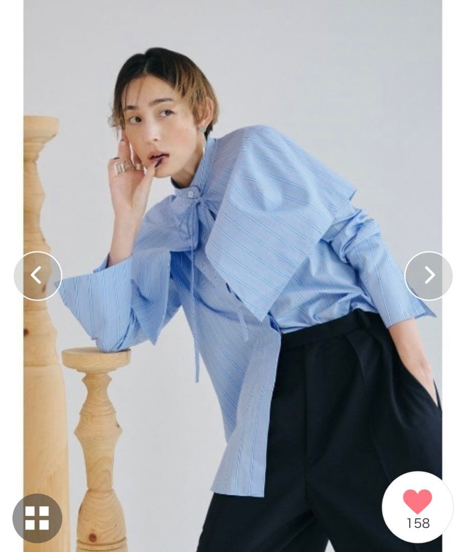 最大91％オフ！ styling スタイリング ティペットブラウス 22aw