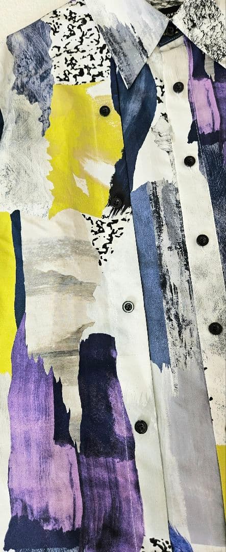 ユナイテッドトウキョウ カットアートスリーブプリントシャツ