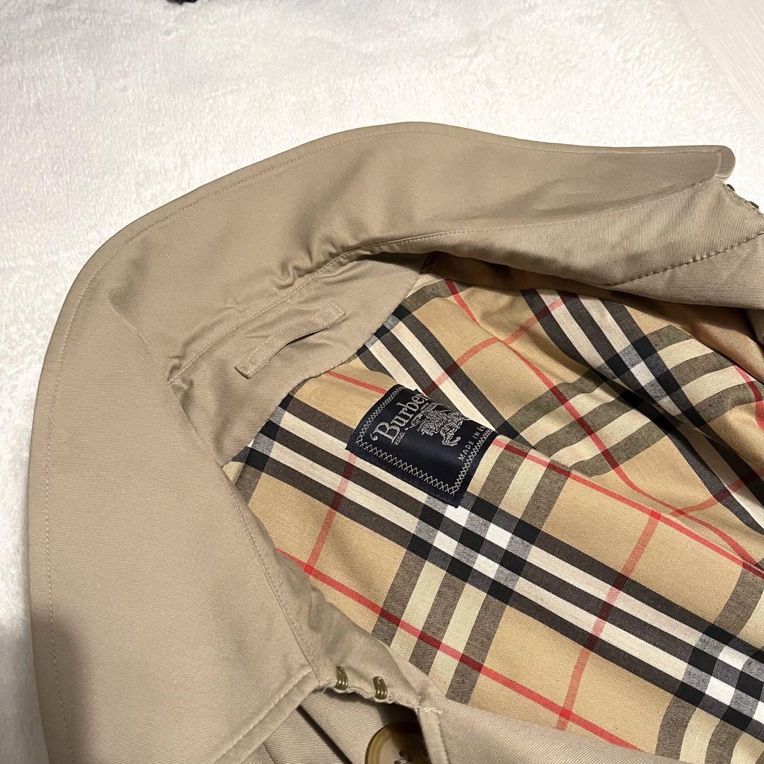 【美品】 バーバリー BURBERRY トレンチコートベルト付 ノバチェック