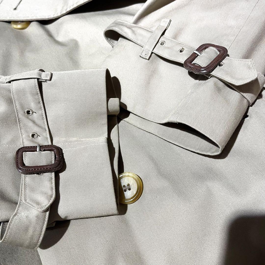 【美品】 バーバリー BURBERRY トレンチコートベルト付 ノバチェック