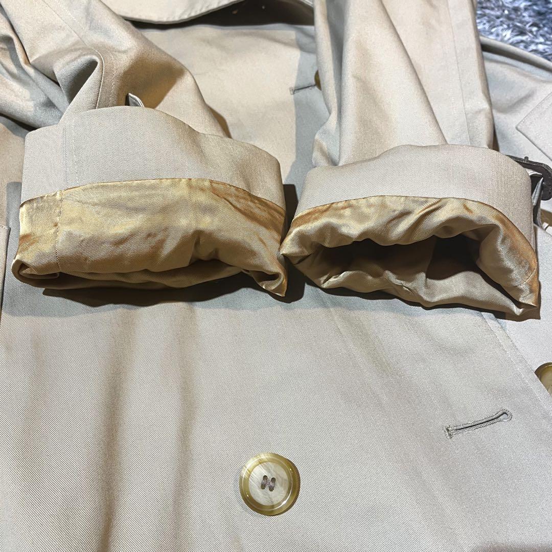 【美品】 バーバリー BURBERRY トレンチコートベルト付 ノバチェック