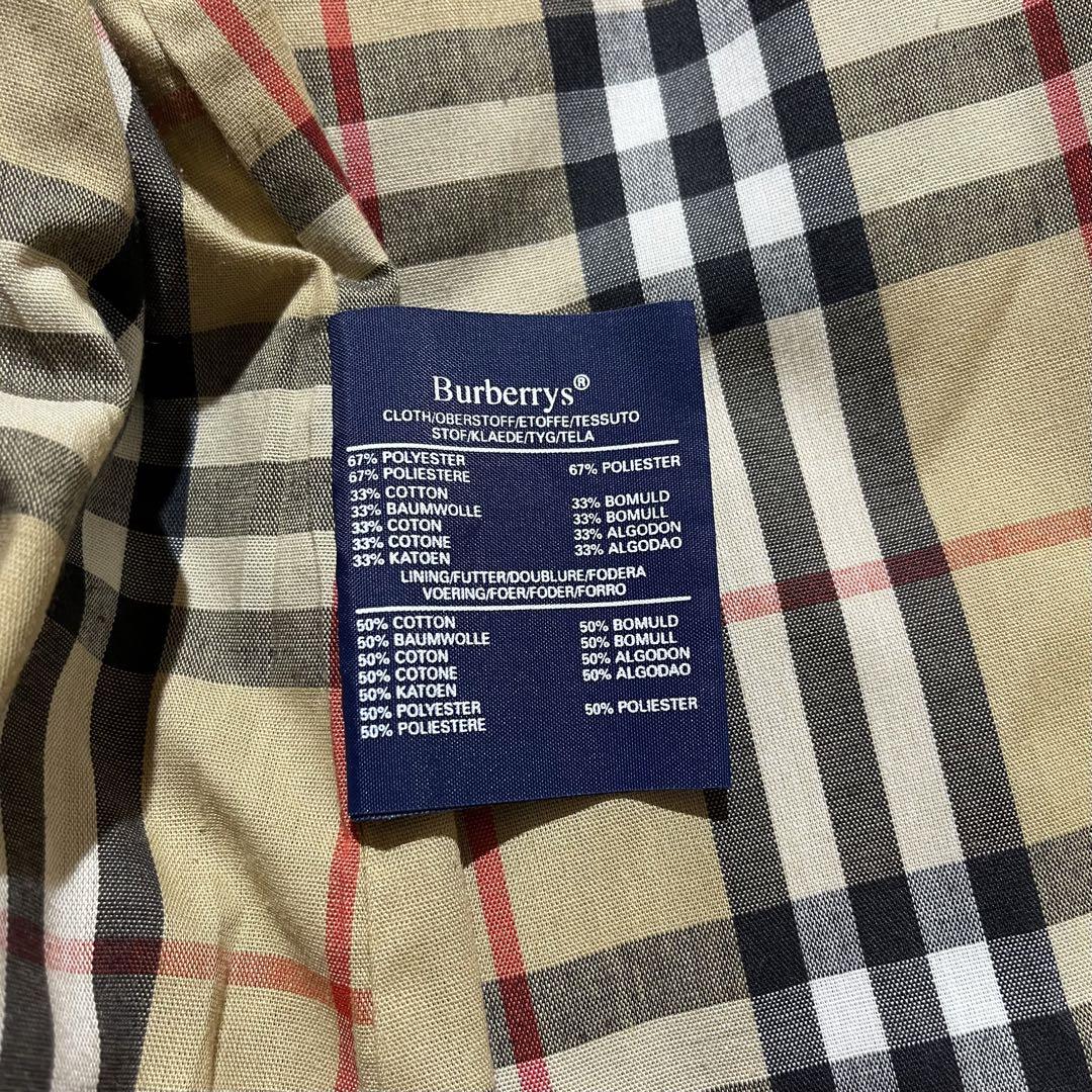 【美品】 バーバリー BURBERRY トレンチコートベルト付 ノバチェック