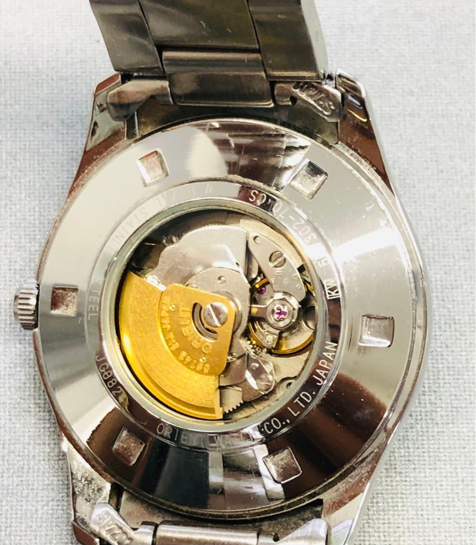 美品 ORIENT オリエントスター WZ0111PF 裏スケ 自動巻き 稼働品