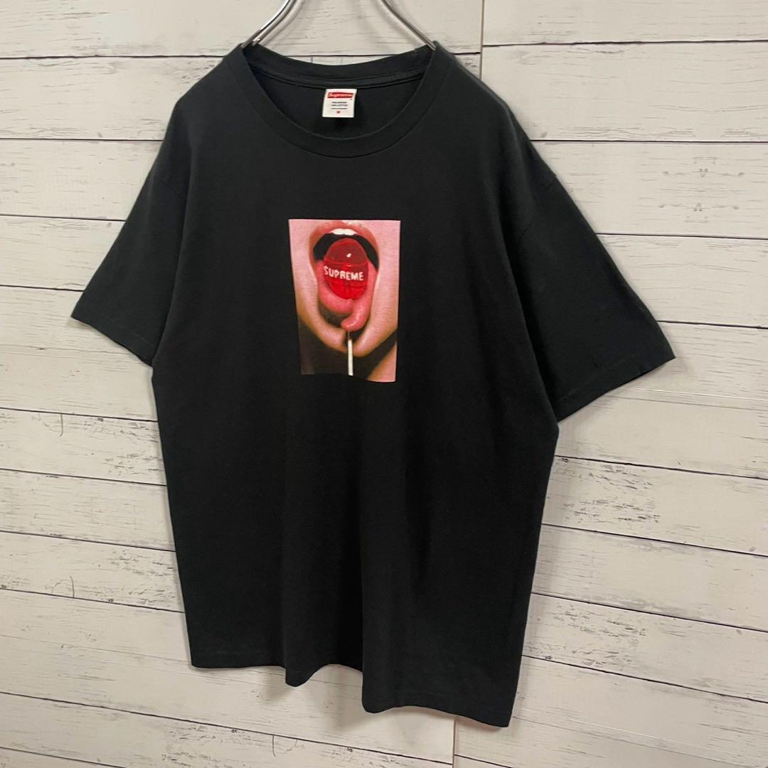 1【即完売モデル】シュプリーム☆ビッグロゴ ロリポップ Tシャツ☆117