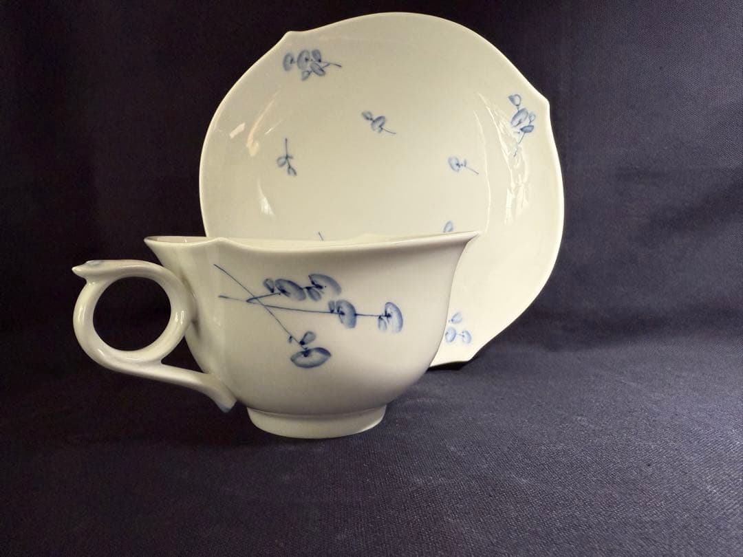 MEISSEN マイセン 青い花 ティーカップ&ソーサー