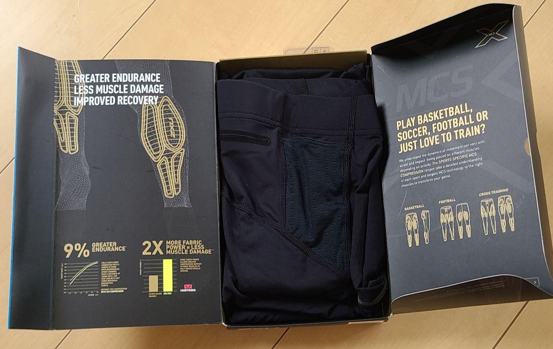 2XU MCSランコンプレッションタイツ MA5305B BLK/BRF