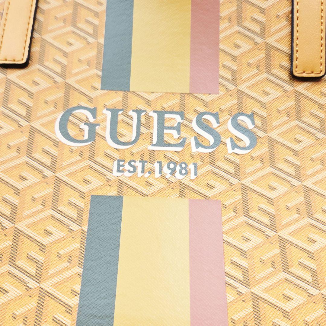 美品 GUESS ゲス YWL VIKKY TOTE イエロー トートバッグ - メルカリ