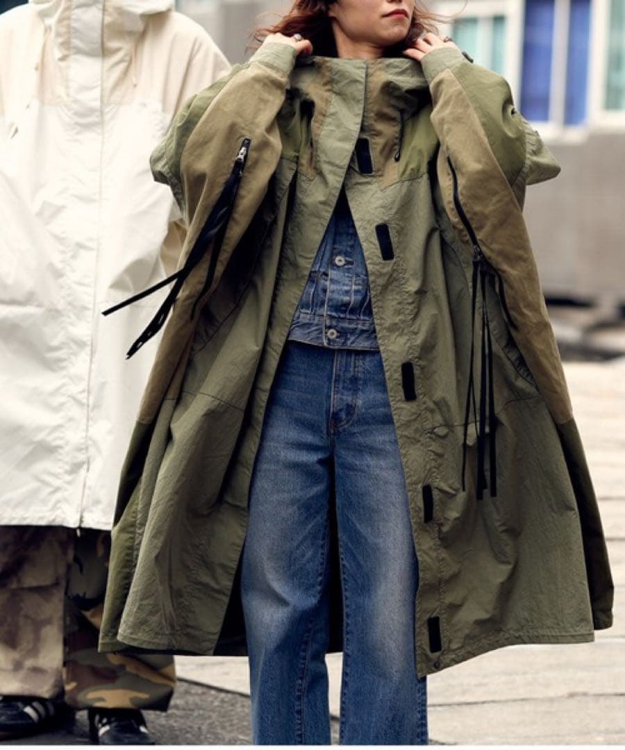 【Gina/SnowMan深澤さん着用】etsintaアノラックオーバーコート 【Gina/SnowMan深澤さん着用】etsintaアノラックオーバーコート