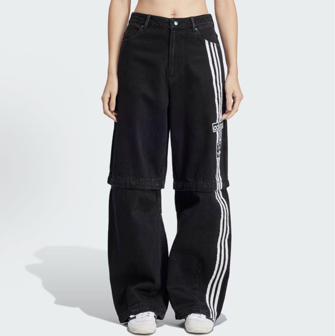 27サイズadidasアディブレイク デニム 2-IN-1 パンツJD0082