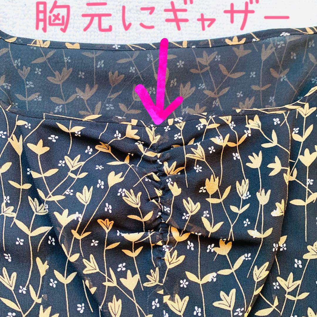 オールドイングランド シルク100% ワンピース 花柄 半袖