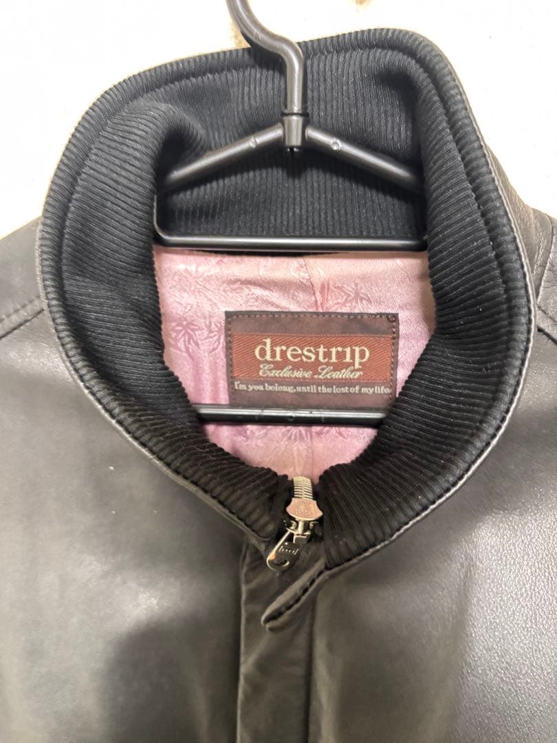 drestrip ブラックレザージャケット drestrip ブラックレザージャケット