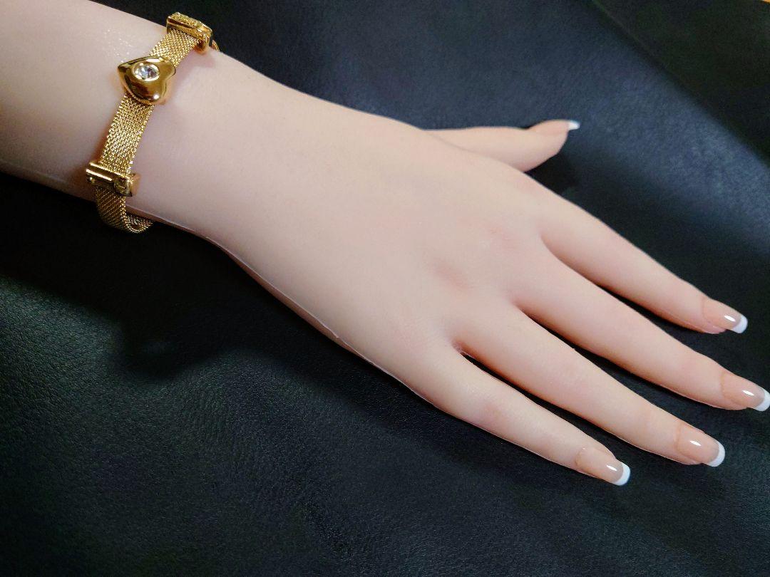 GIVENCHY BIJOUX ブレスレット＆ピアスセット　ゴールドカラー