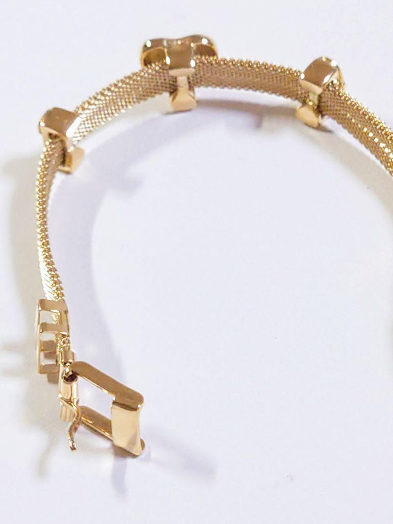 GIVENCHY BIJOUX ブレスレット＆ピアスセット　ゴールドカラー