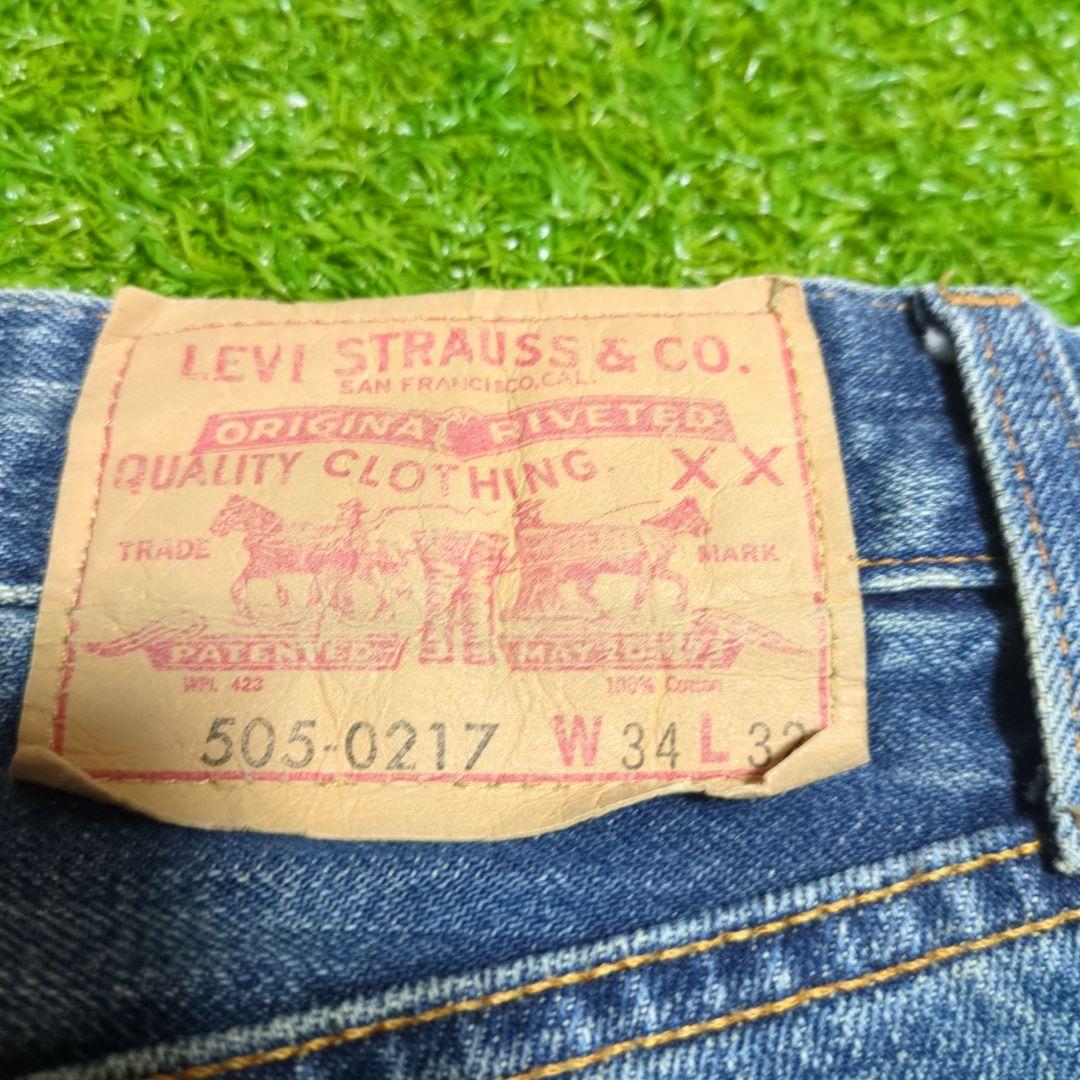 LEVI'Sリーバイス 505-0217ビッグE 1967年 赤耳 TALON - メルカリ