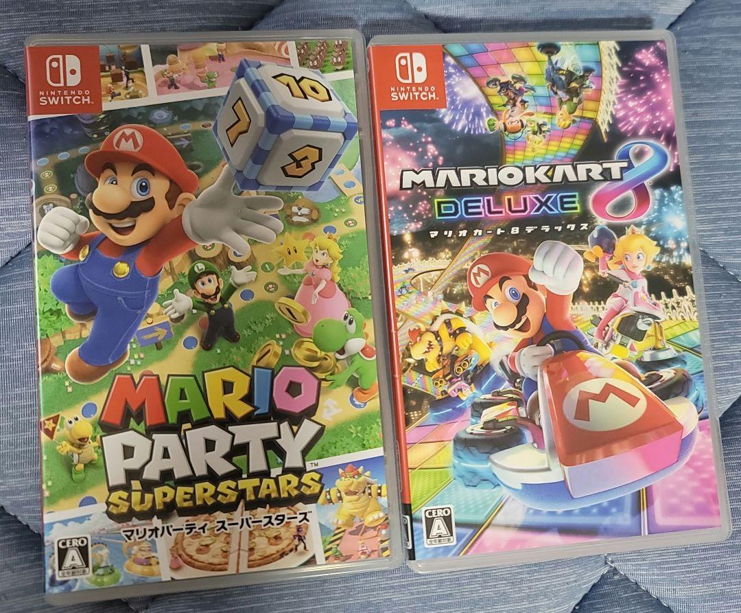 マリオカート 8 DELUXE マリオパーティ スーパースターズ 2枚セット